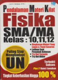 Pendalaman Materi Kilat FISIKA 10,11,12 SMA