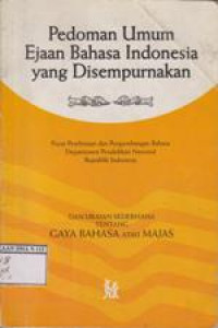 Pedoman Umum Ejaan Bahasa Indonesia yang Disempurnakan