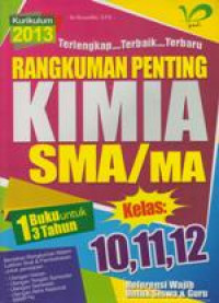 Rangkuman Penting Kimia SMA/MA 10,11,12