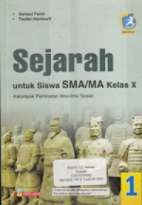 Sejarah untuk SMA/MA kelas X