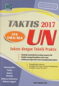 Taktis UN 2017 untuk SMA/MA program IPA