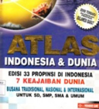 Atlas Indonesia dan Dunia edisi 33 Provinsi
