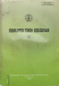 Ensiklopedi Tokoh Kebudayaan III