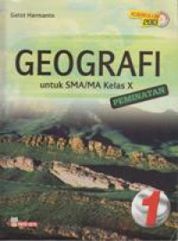 Geografi SMA Kelas X Peminatan, Kurikulum 2013