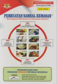 Image of Pembuatan sambal kemasan