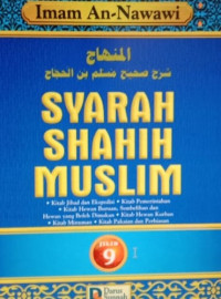 Syarah Syahih Muslim Jilid 9