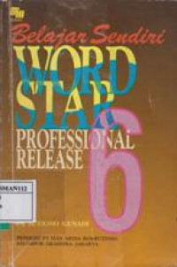 Belajar Sendiri Word Star professional Release